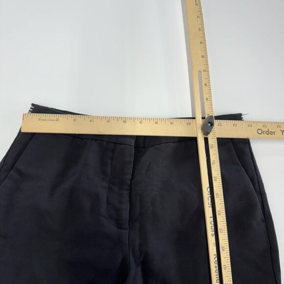 Zara Pants Womens Medium Black Slim Fit Casual Stretch Trousers Dress Modern - Picture 6 of 8